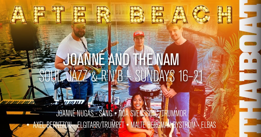 Joanné and the NAM-trio!<br><span class="event-time">9:e aug, kl 18.00 – 22.00</span>